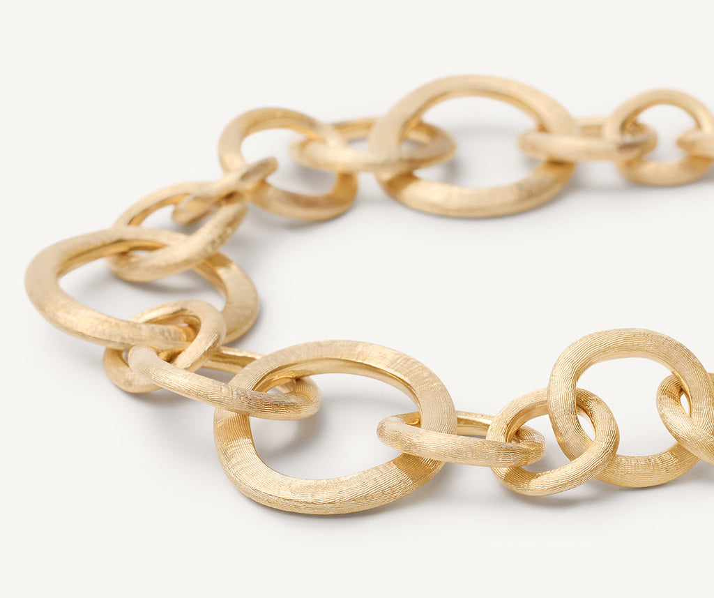 JAIPUR GOLD 18K Yellow Gold Mixed Link Bracelet BB1349__Y_02