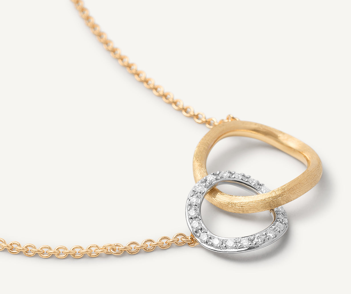 neve MARCO BICEGO ダイヤ付き3連ネックレス18K neve MARCO BICEGO