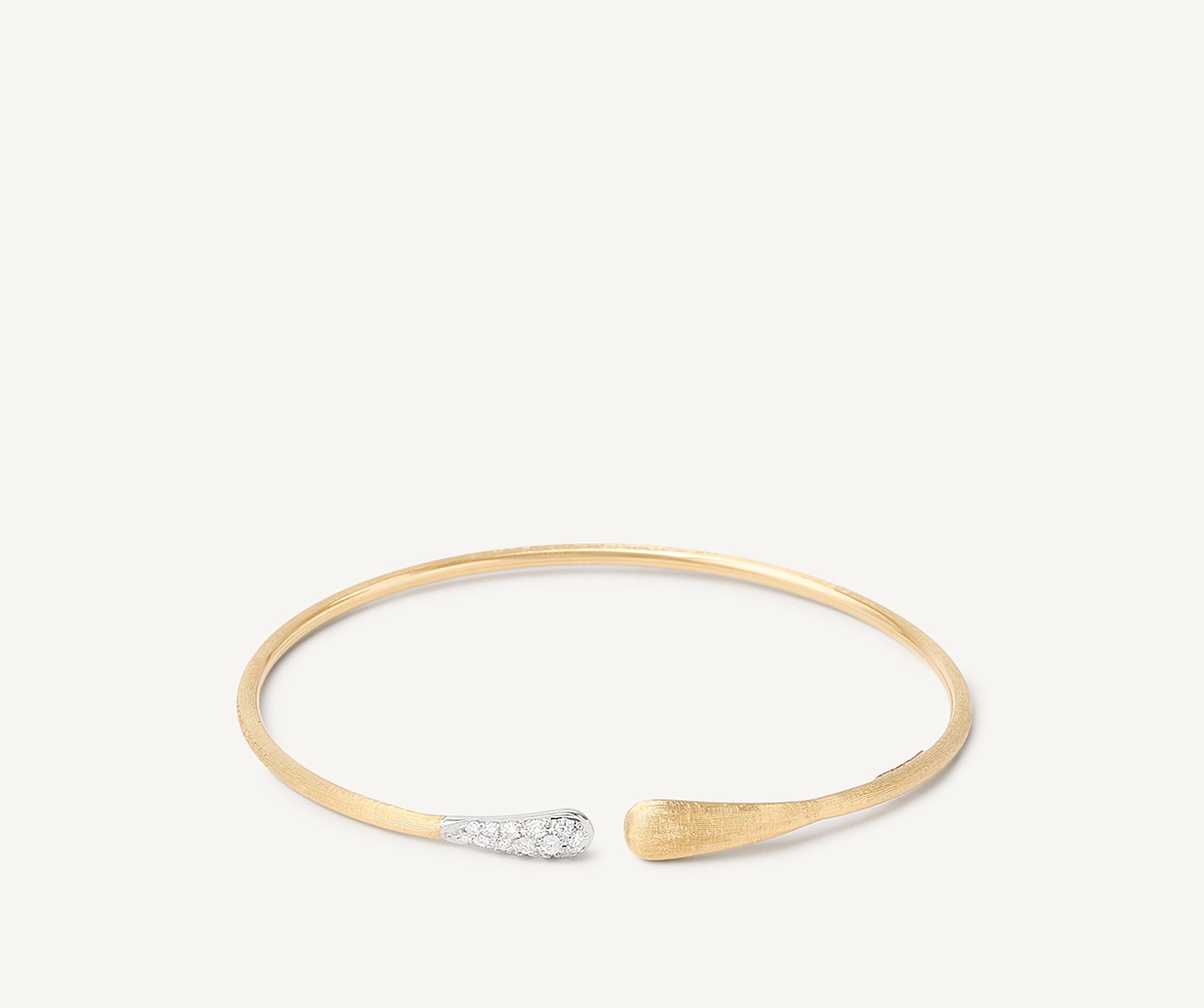 18K Yellow Gold and Diamond Kissing Cuff | Lucia Collection