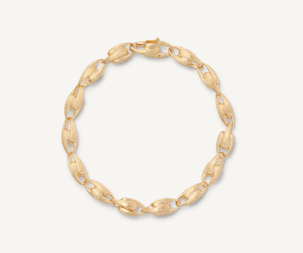 18K Yellow Gold Small Link Bracelet, 7.5