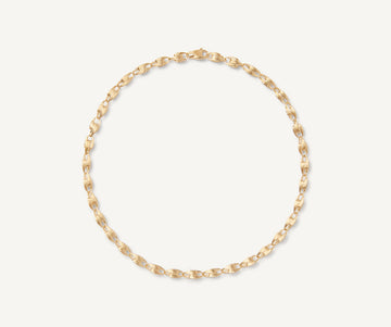 LUCIA 18K Yellow Gold Small Link Necklace CB2361__Y_02