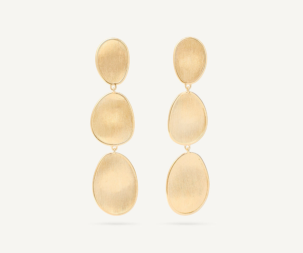 LUNARIA 18K Yellow Gold 3-Drop Earrings, Large OB1349__Y_02