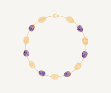 LUNARIA 18K Yellow Gold Collar Necklace with Charoite CB2099_CIA01_Y_02