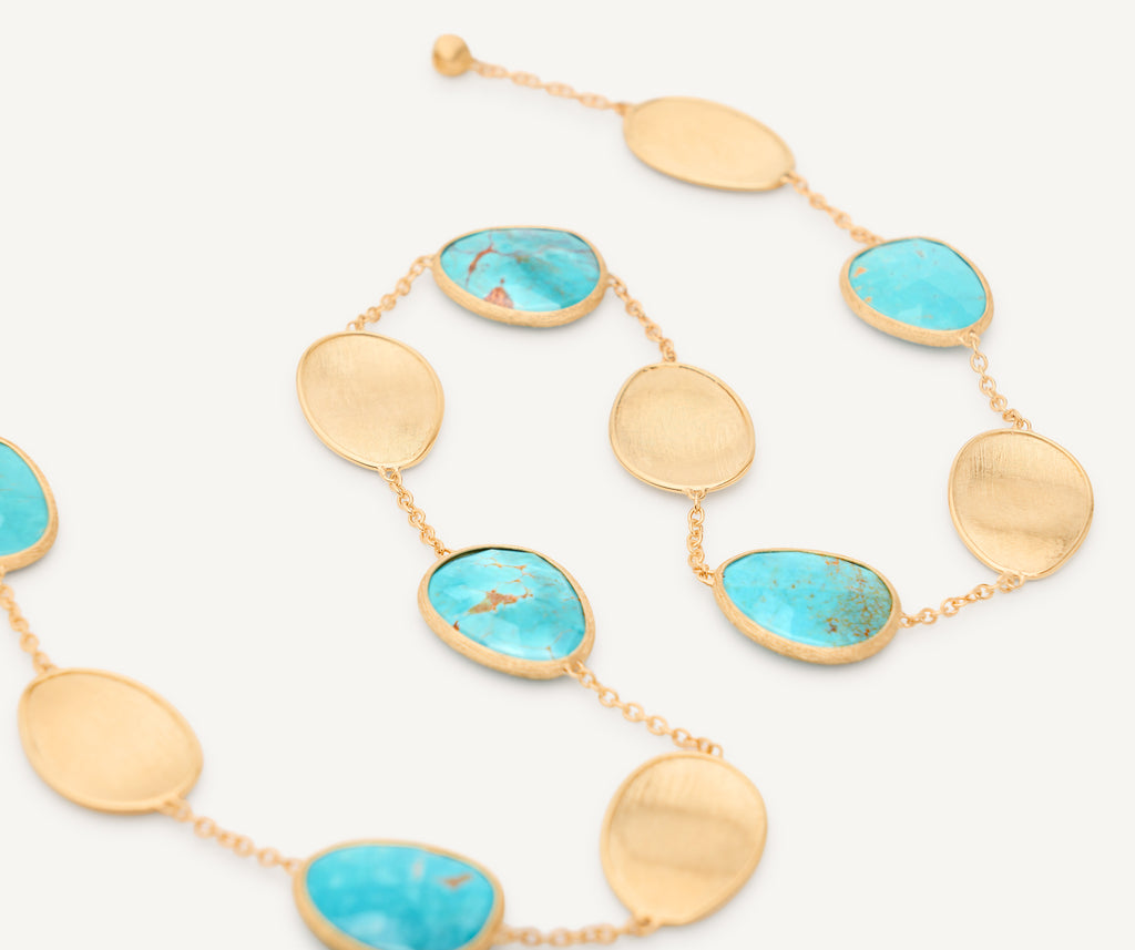 LUNARIA 18K Yellow Gold Collar Necklace with Turquoise CB2099_TUM01_Y_02