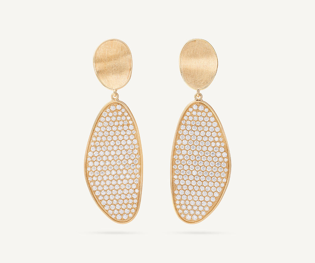 Marco Bicego LUNARIA 18K Yellow Gold Convertible Pavé Diamond Earring Kit OB1805-K_B1_Y_2Y