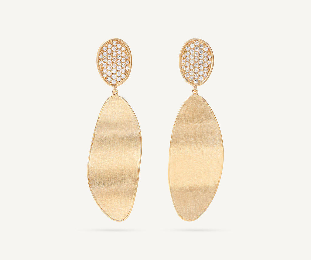 Marco Bicego LUNARIA 18K Yellow Gold Convertible Pavé Diamond Earring Kit OB1805-K_B1_Y_2Y