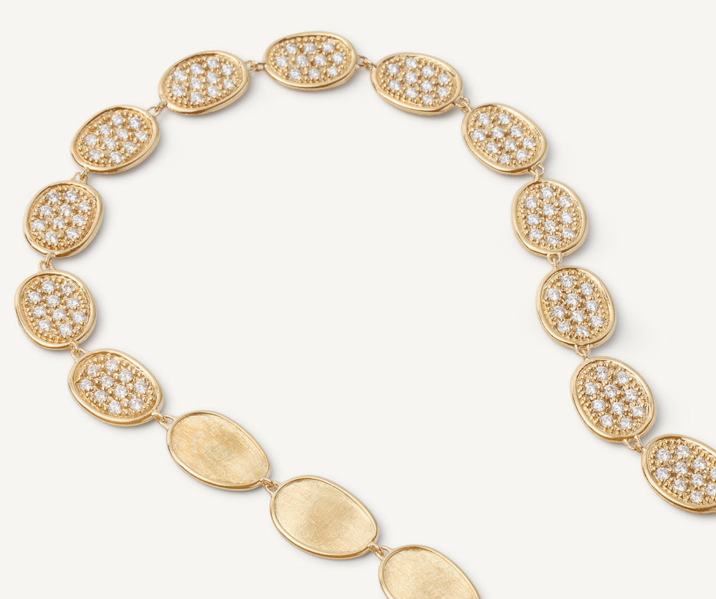 LUNARIA 18K Yellow Gold Diamond Pavé Collar Necklace CB2263_B1_Y_2Y