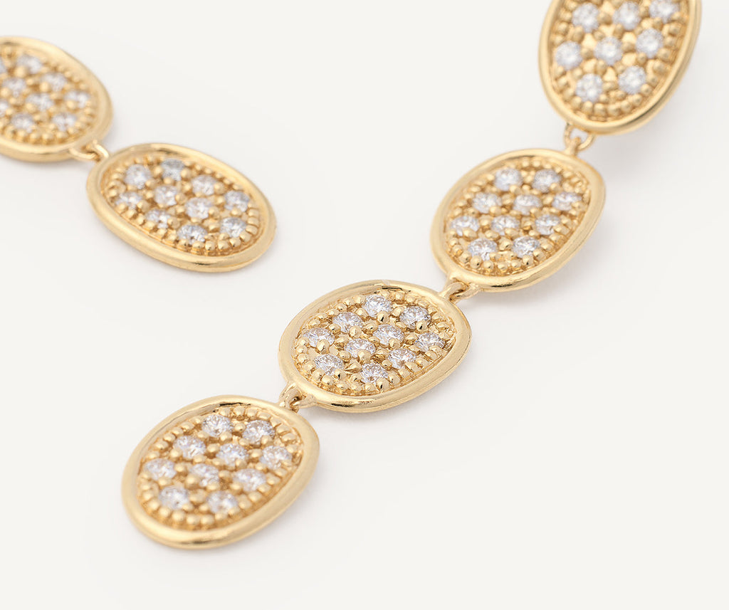 LUNARIA 18K Yellow Gold Diamond Pavé Drop Earrings OB1813_B_Y_2Y