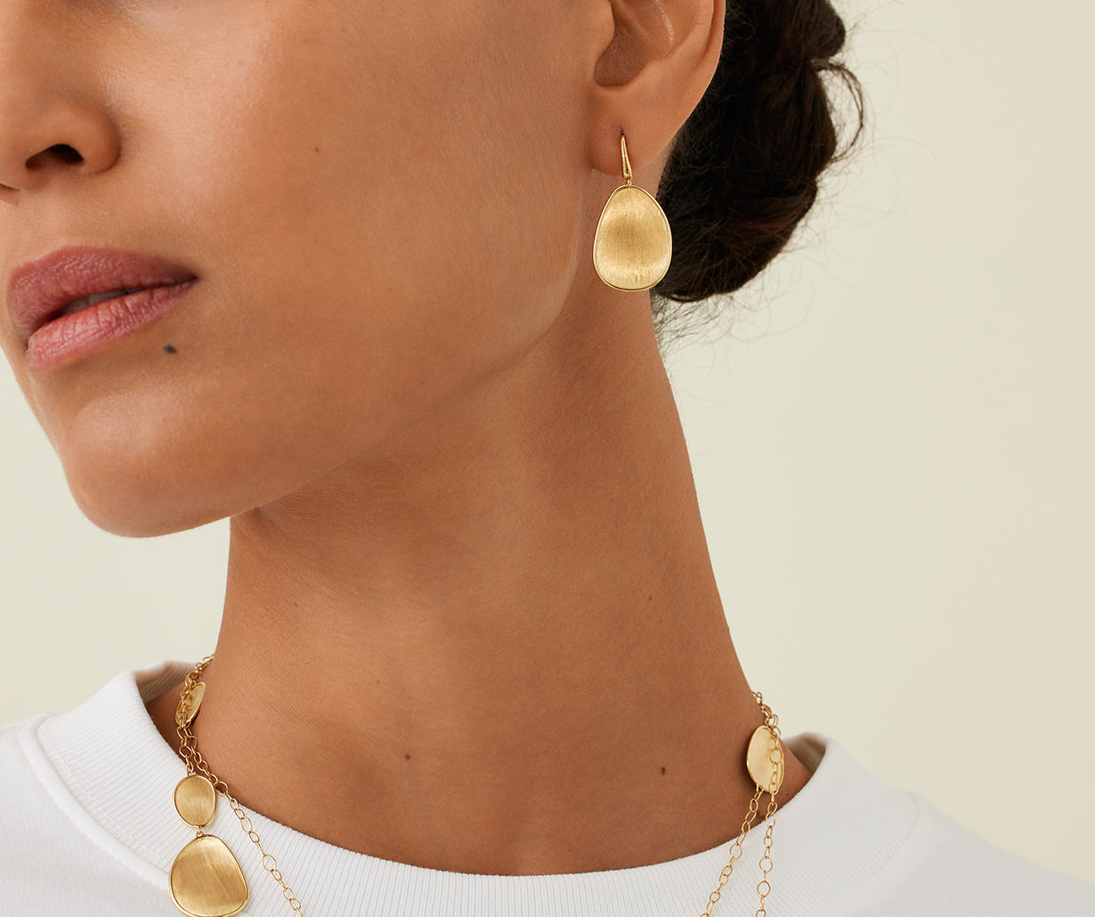 18K Yellow Gold Drop Earrings, Medium – Marco Bicego