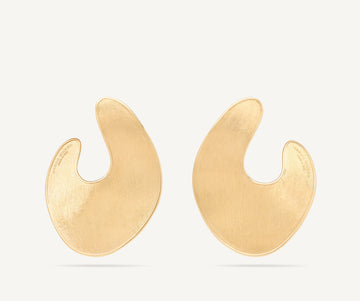 LUNARIA 18K Yellow Gold Irregular Petal Statement Earrings OB1912__Y_02