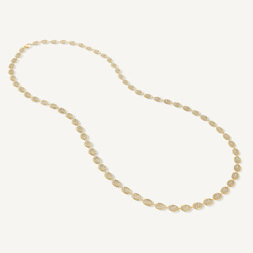 LUNARIA 18K Yellow Gold Long Pavé Diamond Necklace CB2679_B_Y_2Y