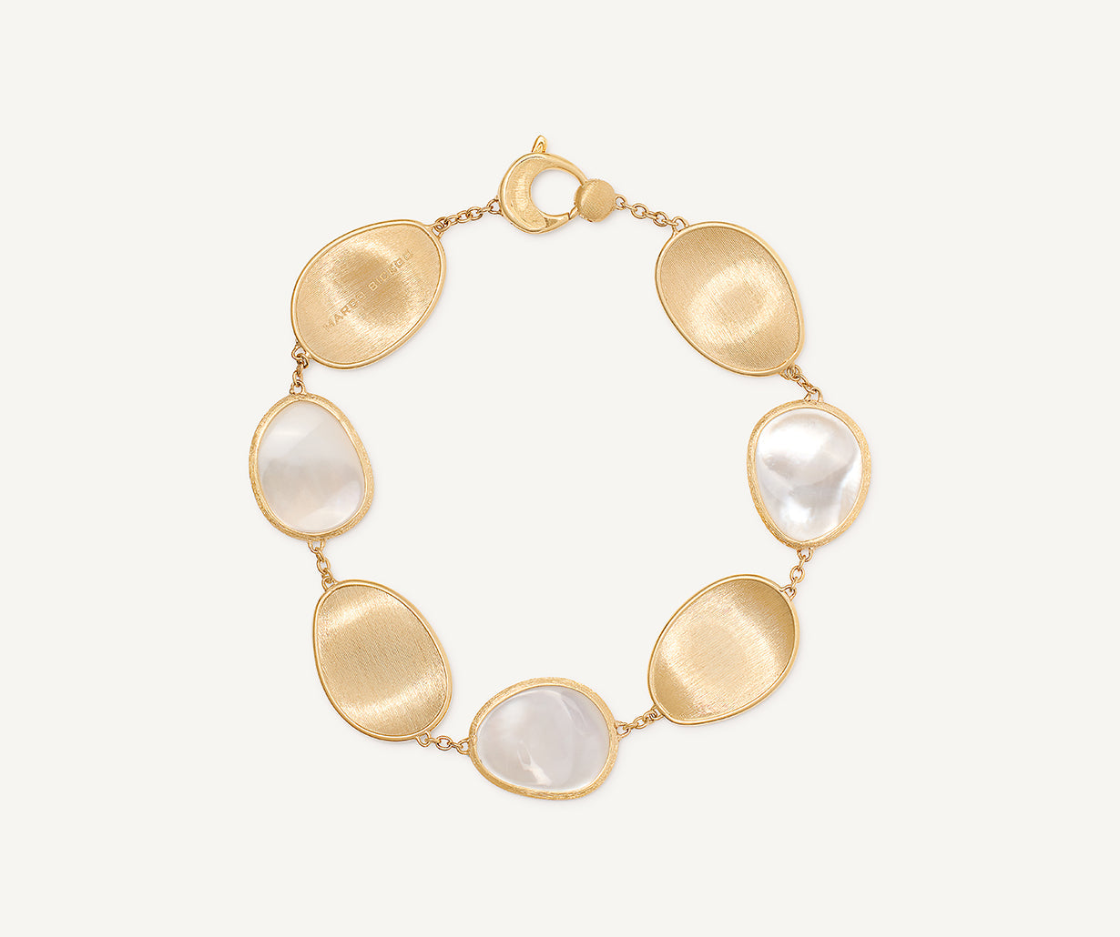 ビカクシダ P.Gold Pearl Bird Of Paradise Tahitian Pearl Tin Cup Bracelet on 14K Yellow
