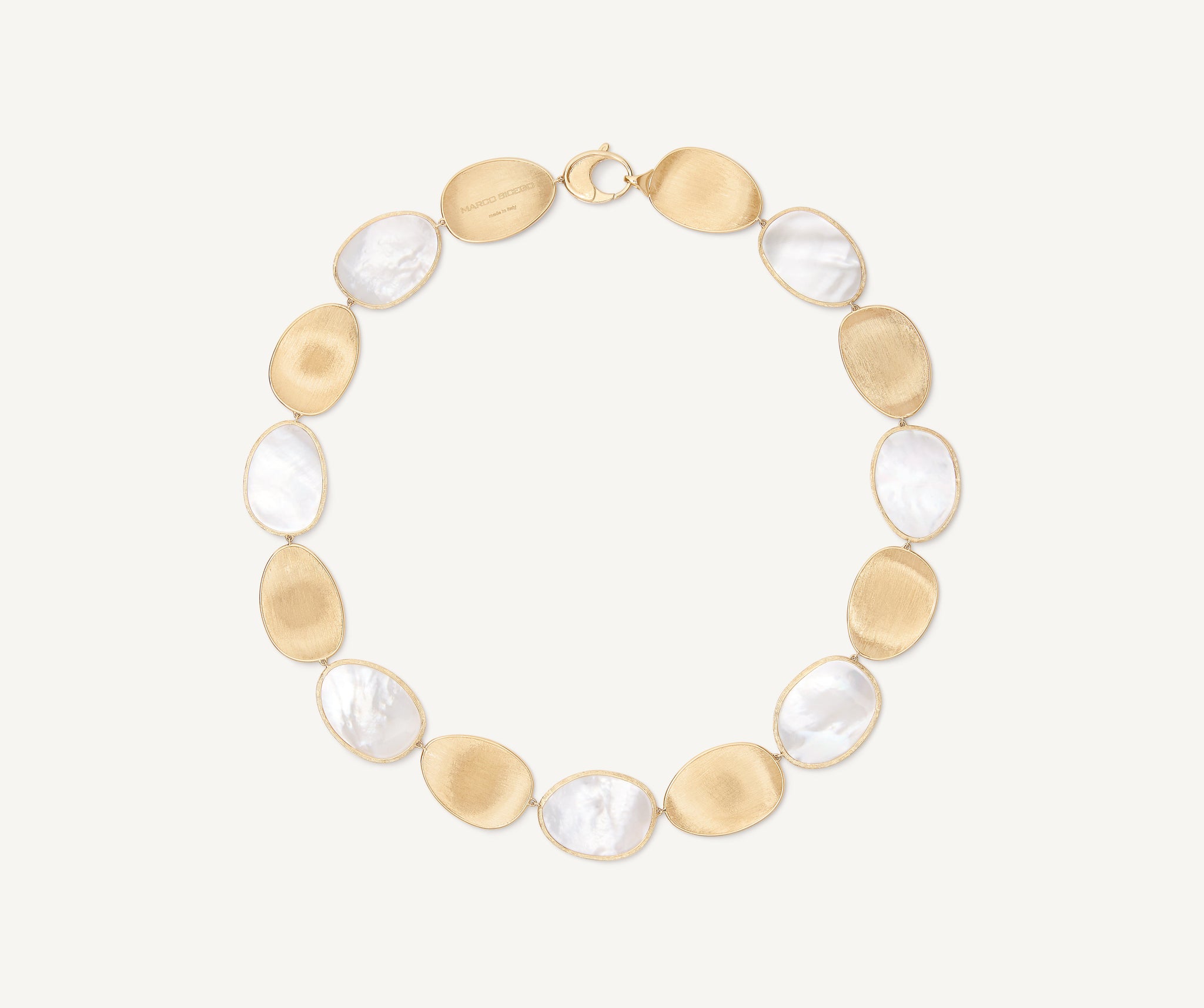 18K Yellow Gold & Mother of Pearl Necklace | Lunaria Collection