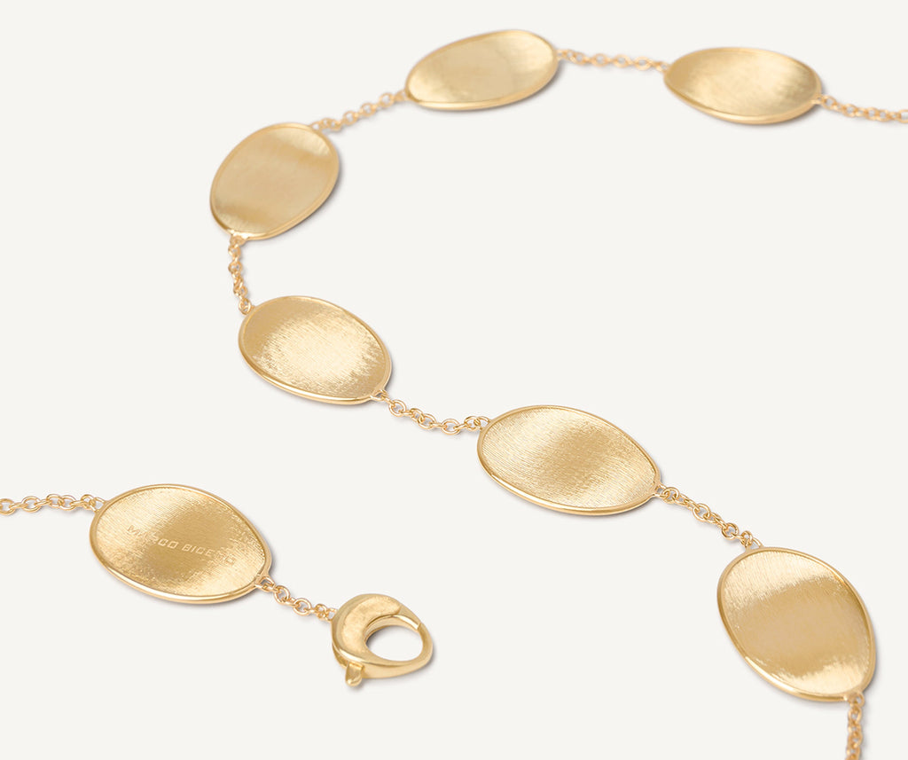 LUNARIA 18K Yellow Gold Petal Single Strand Necklace CB2099__Y_02