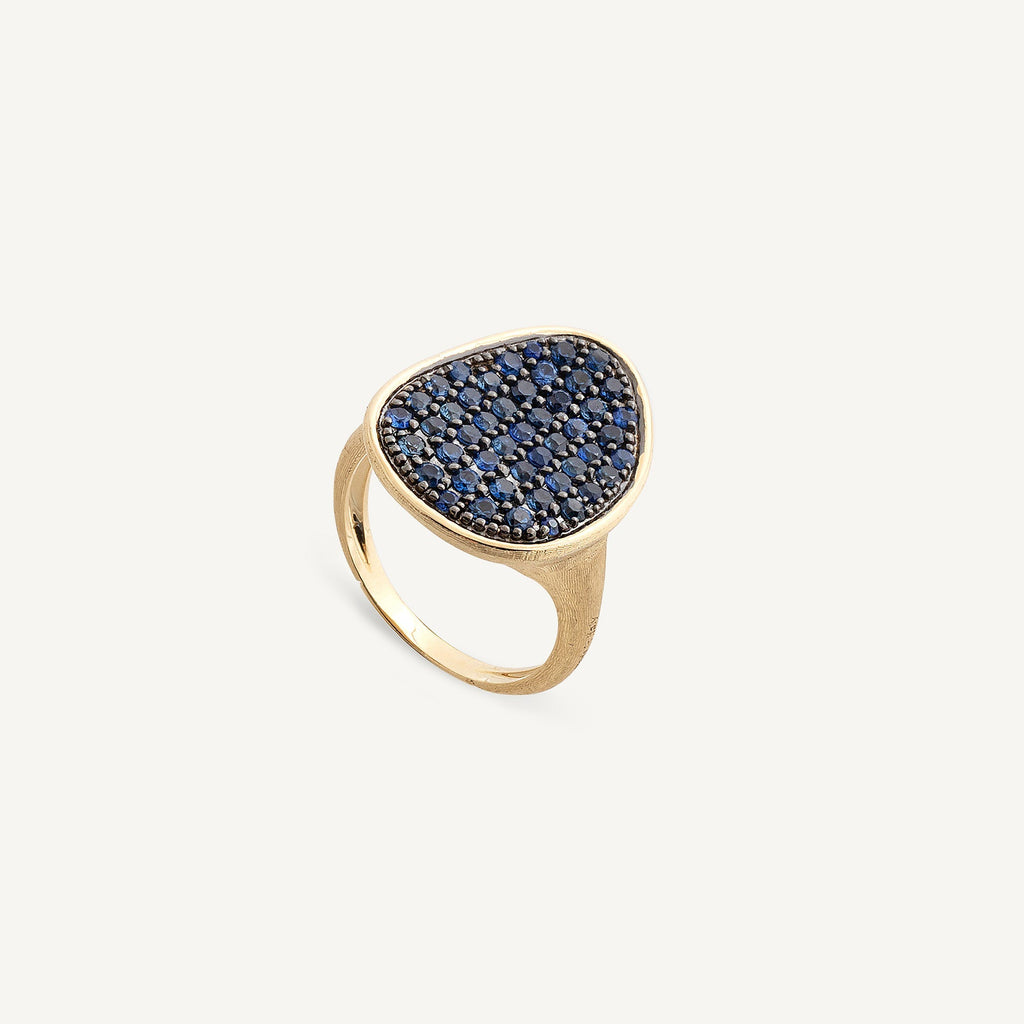 LUNARIA 18K Yellow Gold Sapphire Pavé Cocktail Ring AB566_ZB1_Y_02