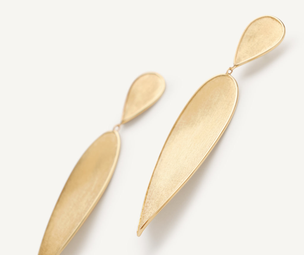 LUNARIA 18K Yellow Gold Slim Double Drop Earrings OB1917__Y_02