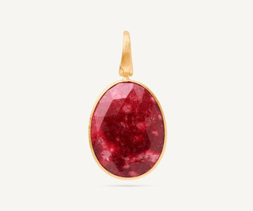 LUNARIA 18K Yellow Gold Thulite Pendant PB20_TUL01_Y_02