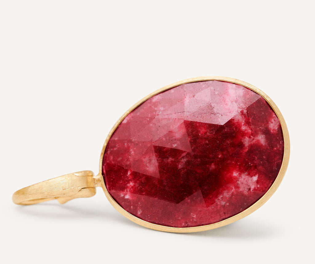 LUNARIA 18K Yellow Gold Thulite Pendant PB20_TUL01_Y_02