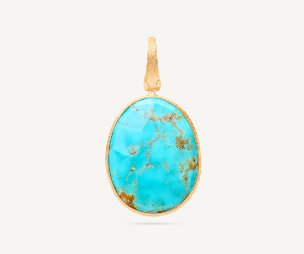 LUNARIA 18K Yellow Gold Turquoise Pendant PB20_TUM01_Y_02