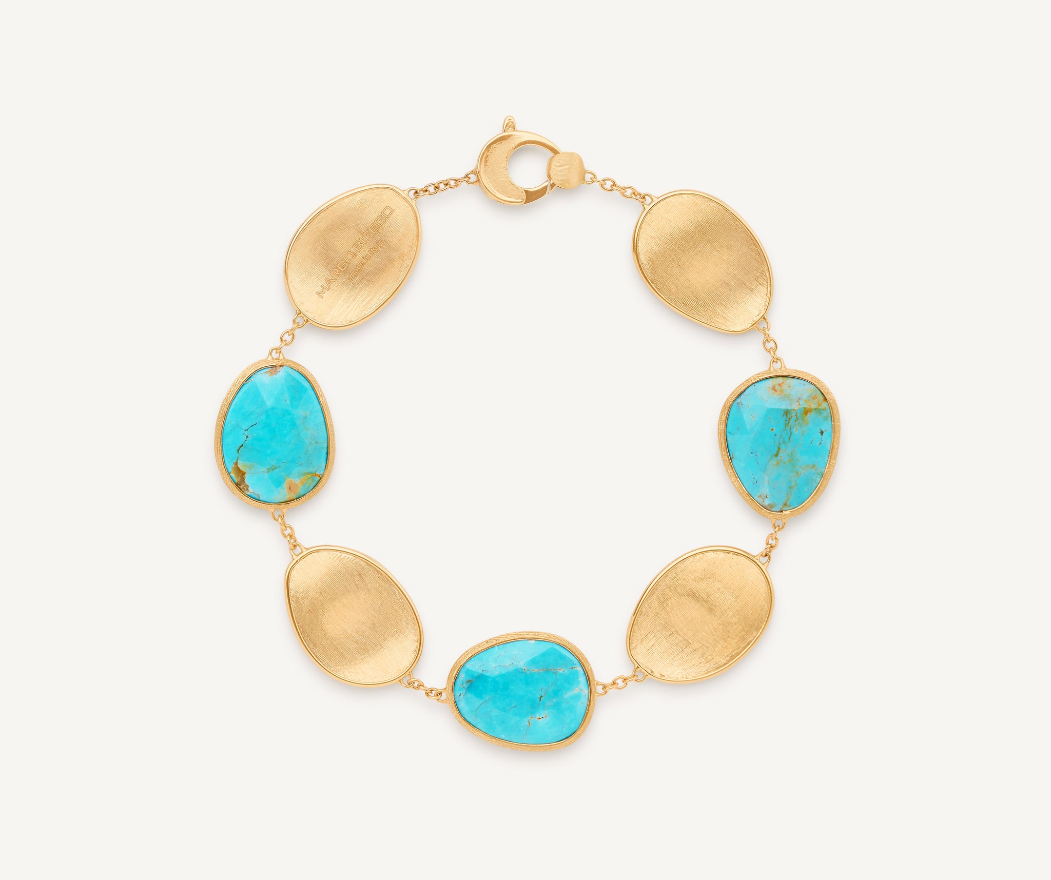 Lunaria 18K Yellow Gold Bracelet with Turquoise | Lunaria