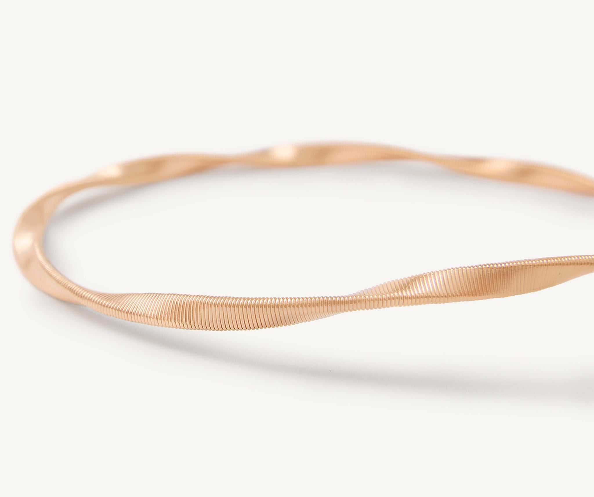 18K Rose Gold Coil Bangle, 2mm – Marco Bicego
