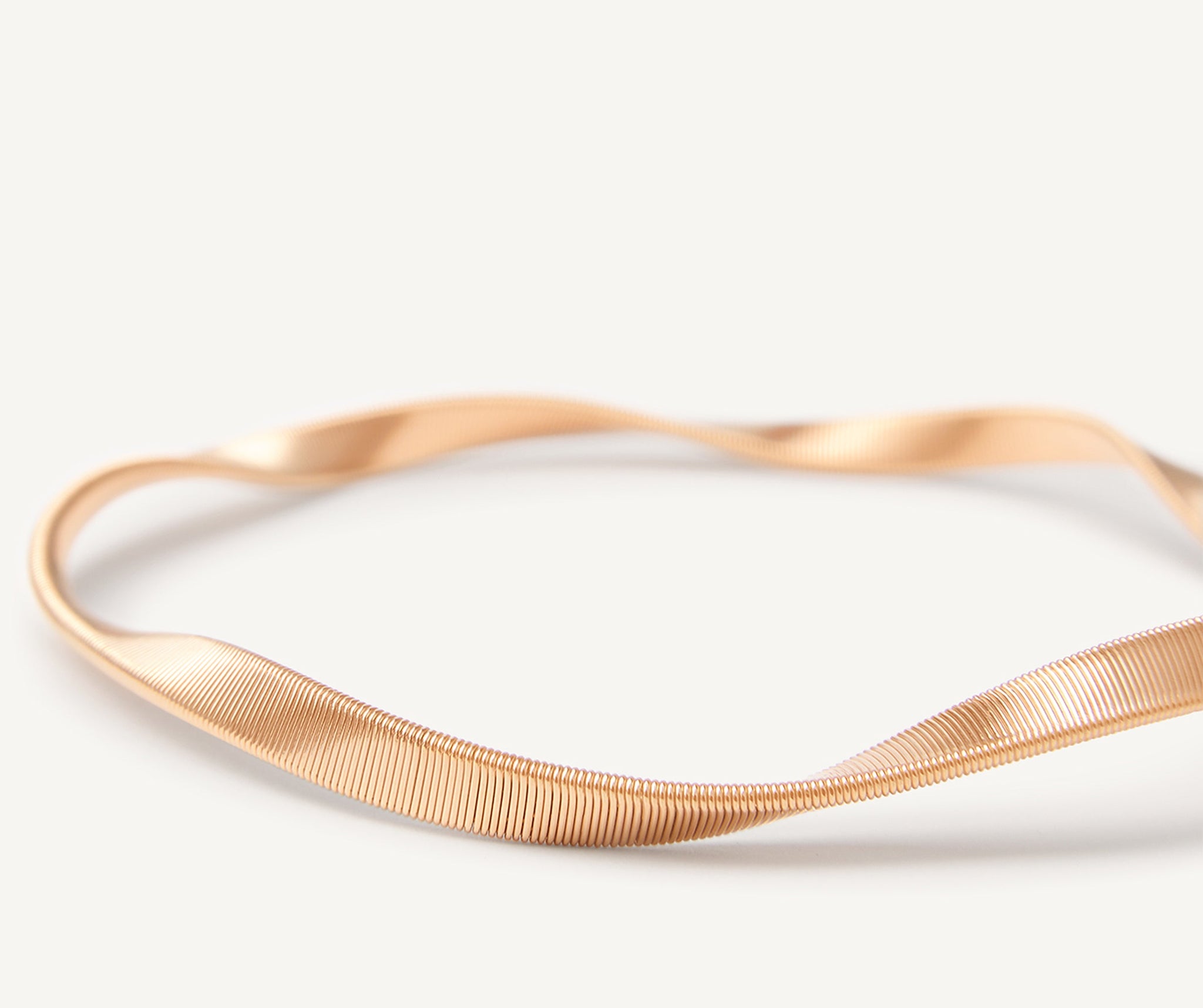 18K Rose Gold Coil Bangle, 4mm – Marco Bicego