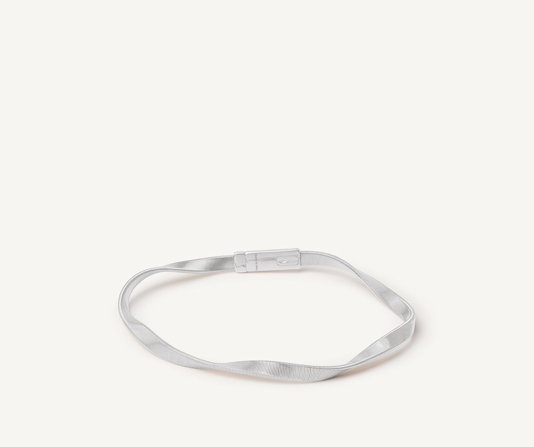 18K White Gold Twisted Supreme Bracelet – Marco Bicego