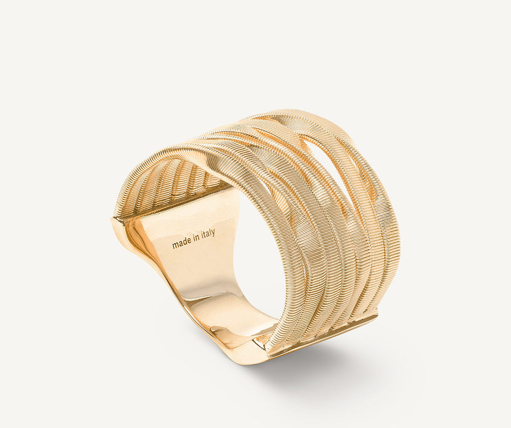 MARRAKECH 18K Yellow Gold 7-Strand Ring