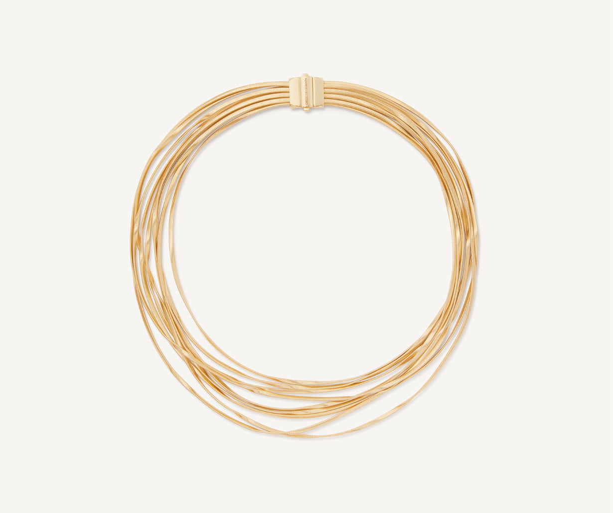 18K Yellow Gold 9-Strand Coil Necklace – Marco Bicego