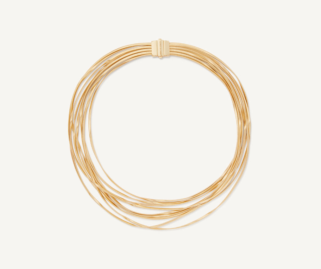 MARRAKECH 18K Yellow Gold 9-Strand Coil Necklace CG853__Y_01