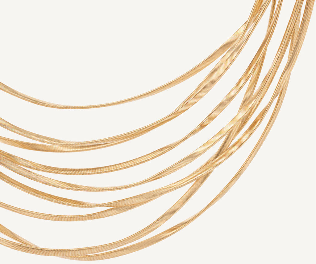 MARRAKECH 18K Yellow Gold 9-Strand Coil Necklace CG853__Y_01