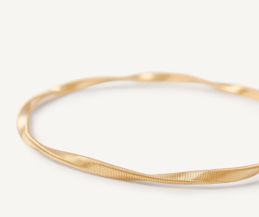 MARRAKECH 18K Yellow Gold Twisted Coil Bracelet BG337__Y_01