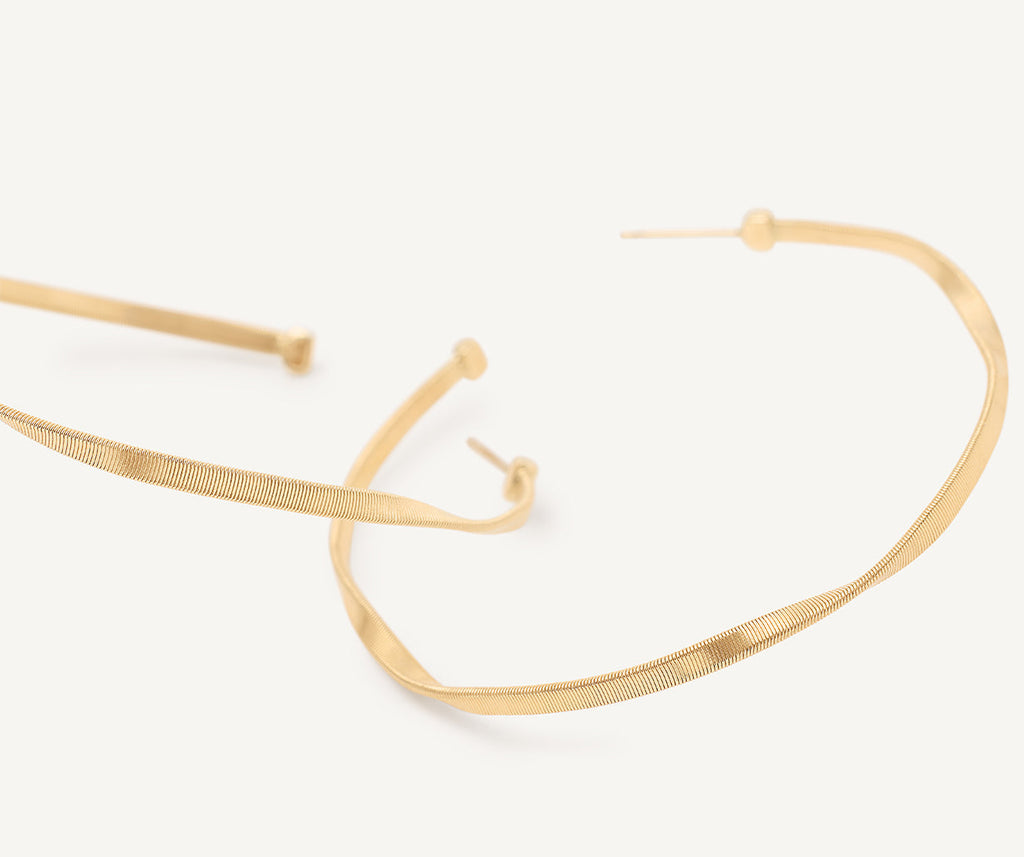 MARRAKECH 18K Yellow Gold Twisted Large Hoops OG257__Y_01