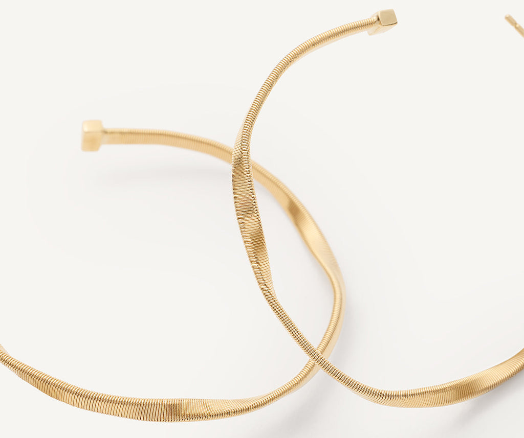 MARRAKECH 18K Yellow Gold Twisted Medium Hoops OG256__Y_01
