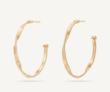MARRAKECH 18K Yellow Gold Twisted Small Hoops OG255__Y_01