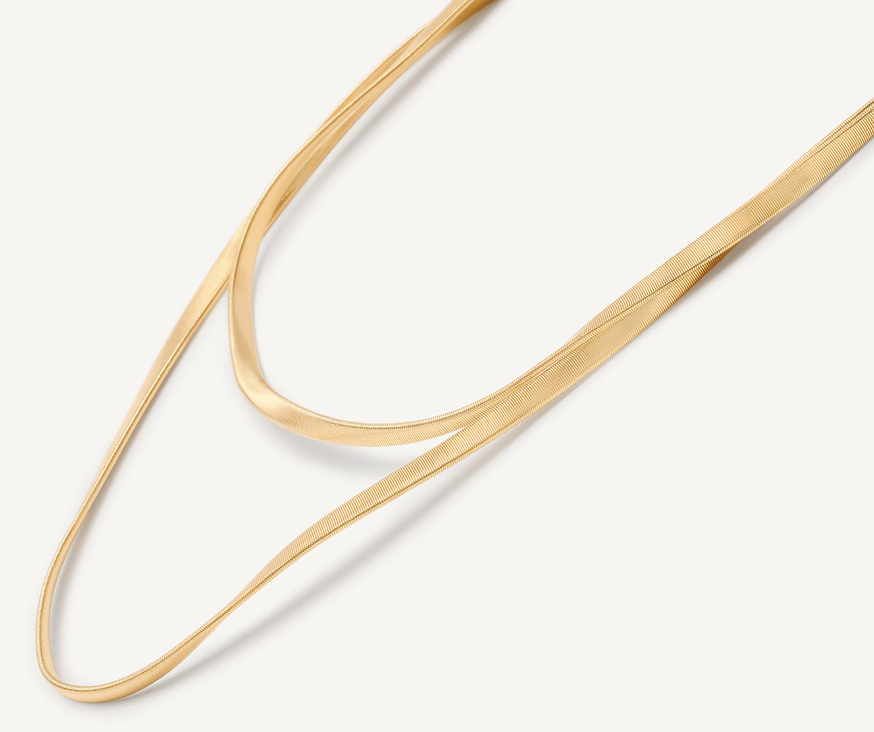 18K Yellow Gold Twisted Supreme Long Necklace – Marco Bicego