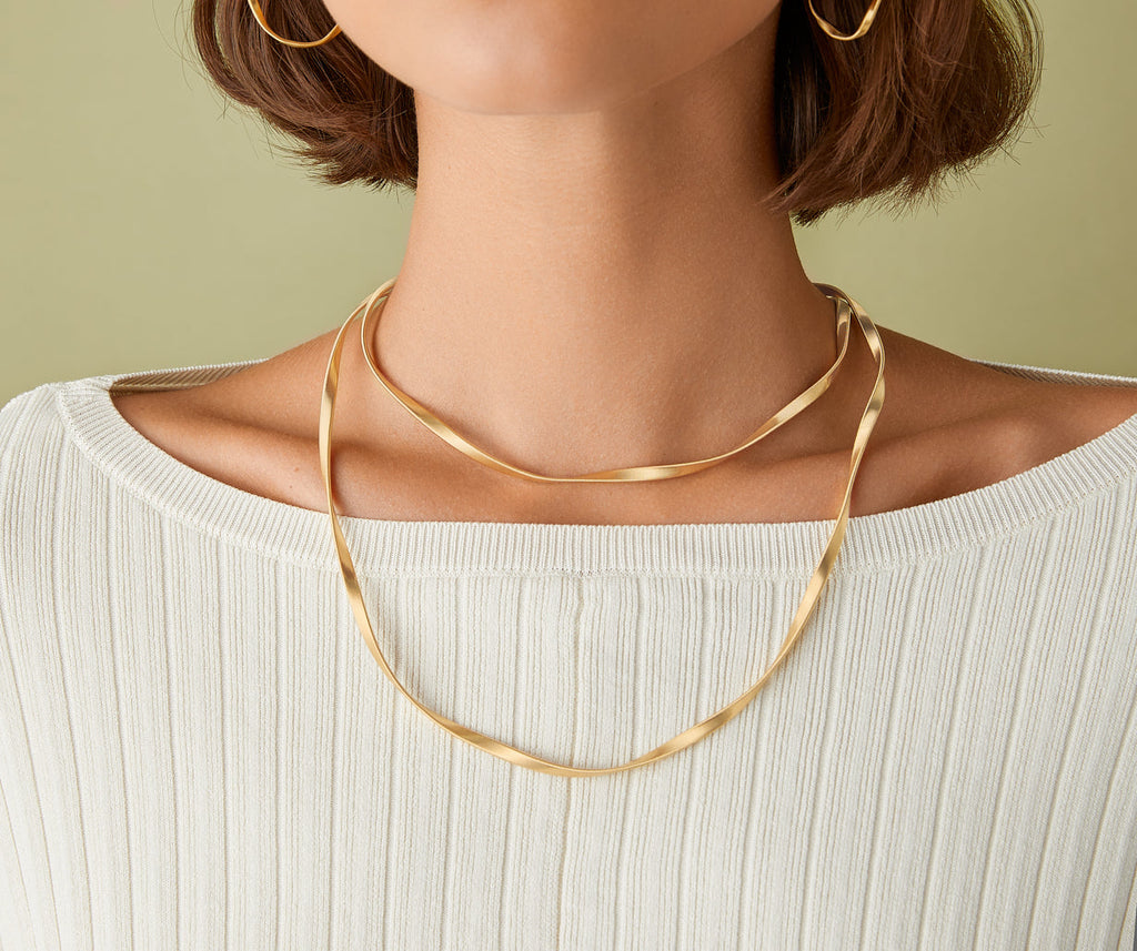 MARRAKECH 18K Yellow Gold Twisted Supreme Long Necklace CG743__Y_01