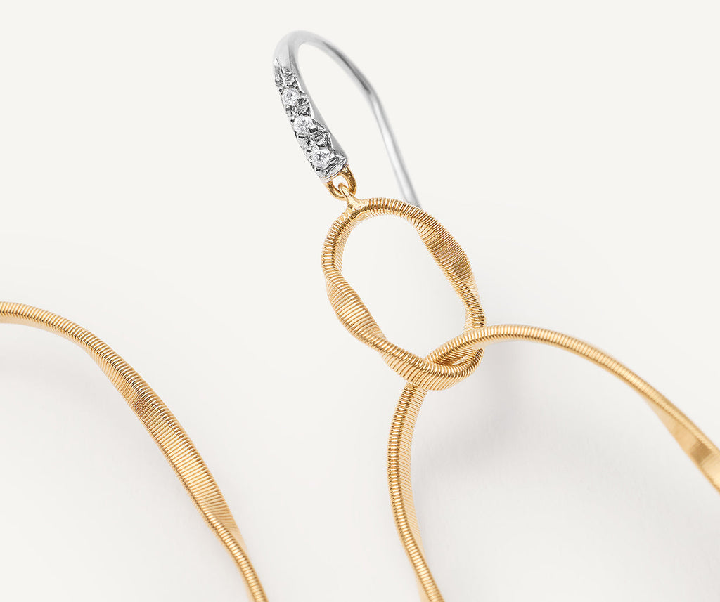 MARRAKECH ONDE 18K Yellow Gold and Diamond Double Drop Earrings OG369-A_B_YW_M5