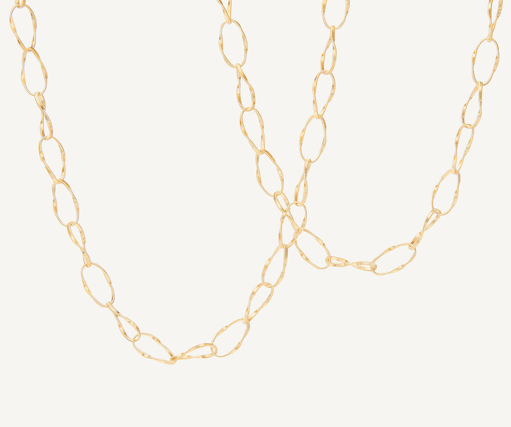 MARRAKECH ONDE 18K Yellow Gold Long Link Necklace CG779__Y_01