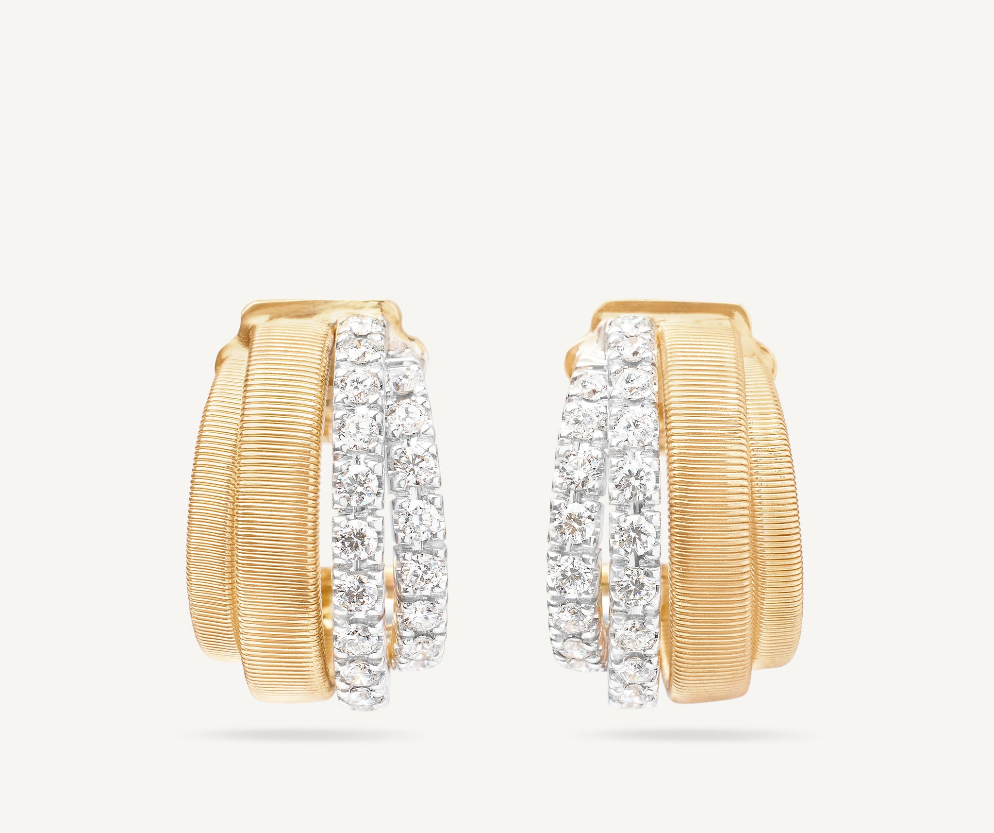 Roberto Coin 18k Yellow Gold 0.50ctw Diamond Lozenge Stud