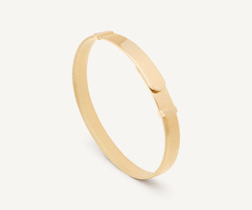 MASAI 18K Yellow Gold Coil Bangle Bracelet, Large Width