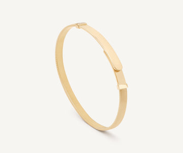 MASAI 18K Yellow Gold Coil Bangle Bracelet, Thin