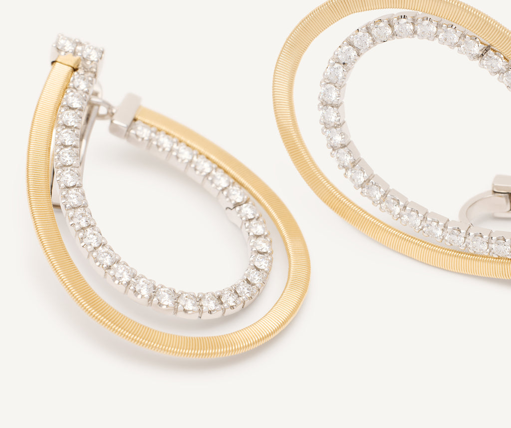 MASAI 18K Yellow Gold Drop Earrings With Diamonds OG414_B_YW_M5