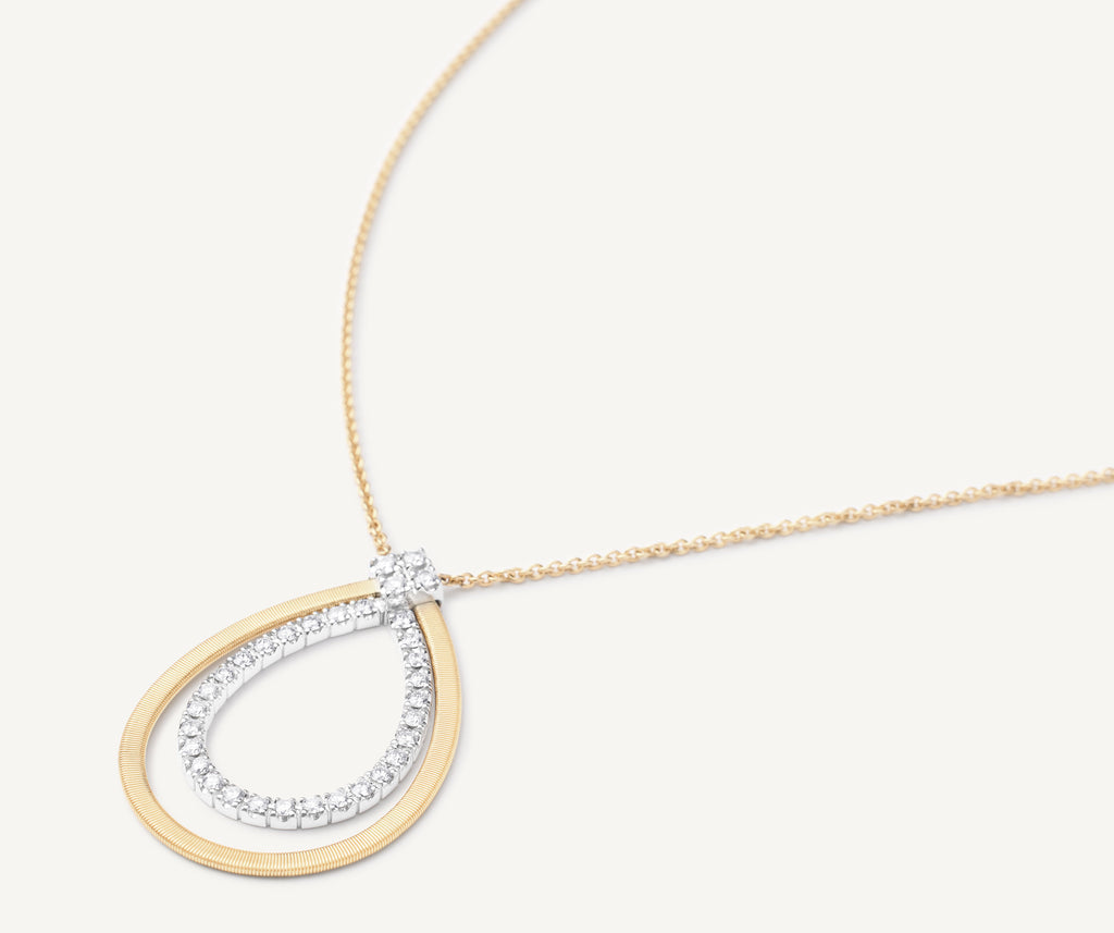 MASAI 18K Yellow Gold Pendant Necklace With Diamonds CG856_B_YW_M5