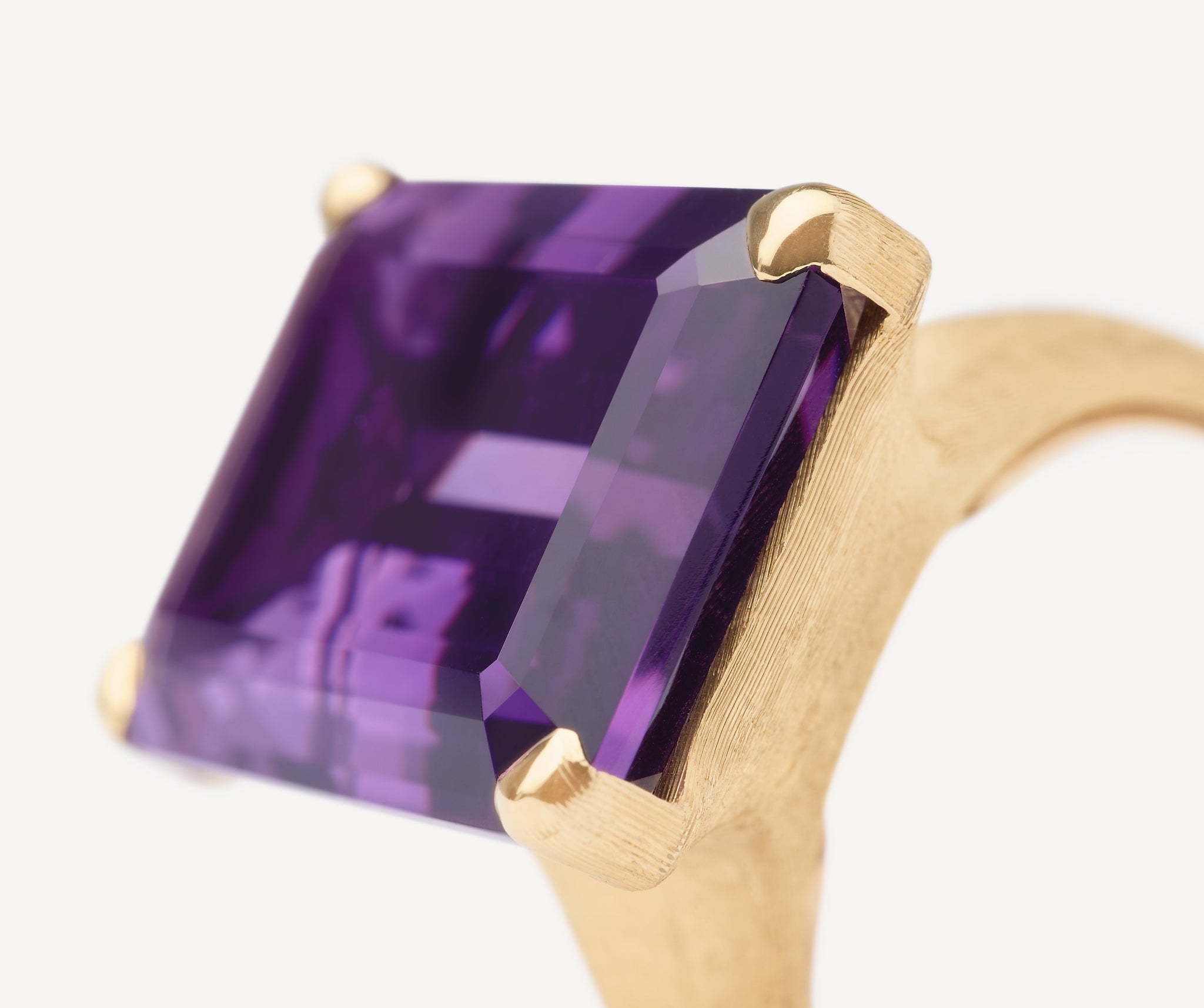 18K Yellow Gold Amethyst Cocktail Ring – Marco Bicego