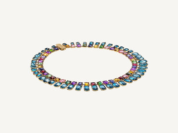 MURANO 18K Yellow Gold Statement Gemstone Collar CB2657_MIX300_Y_02