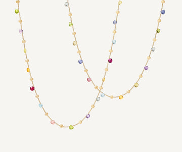 PARADISE 18K Yellow Gold Mixed Gemstone Long Necklace CB2772_MIX01_Y_02