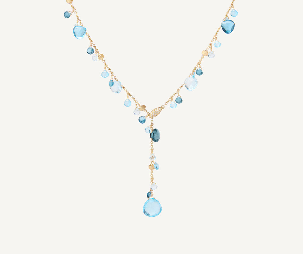 PARADISE 18K Yellow Gold Mixed Topaz Lariat Necklace CB2586-B_TP01_Y_02