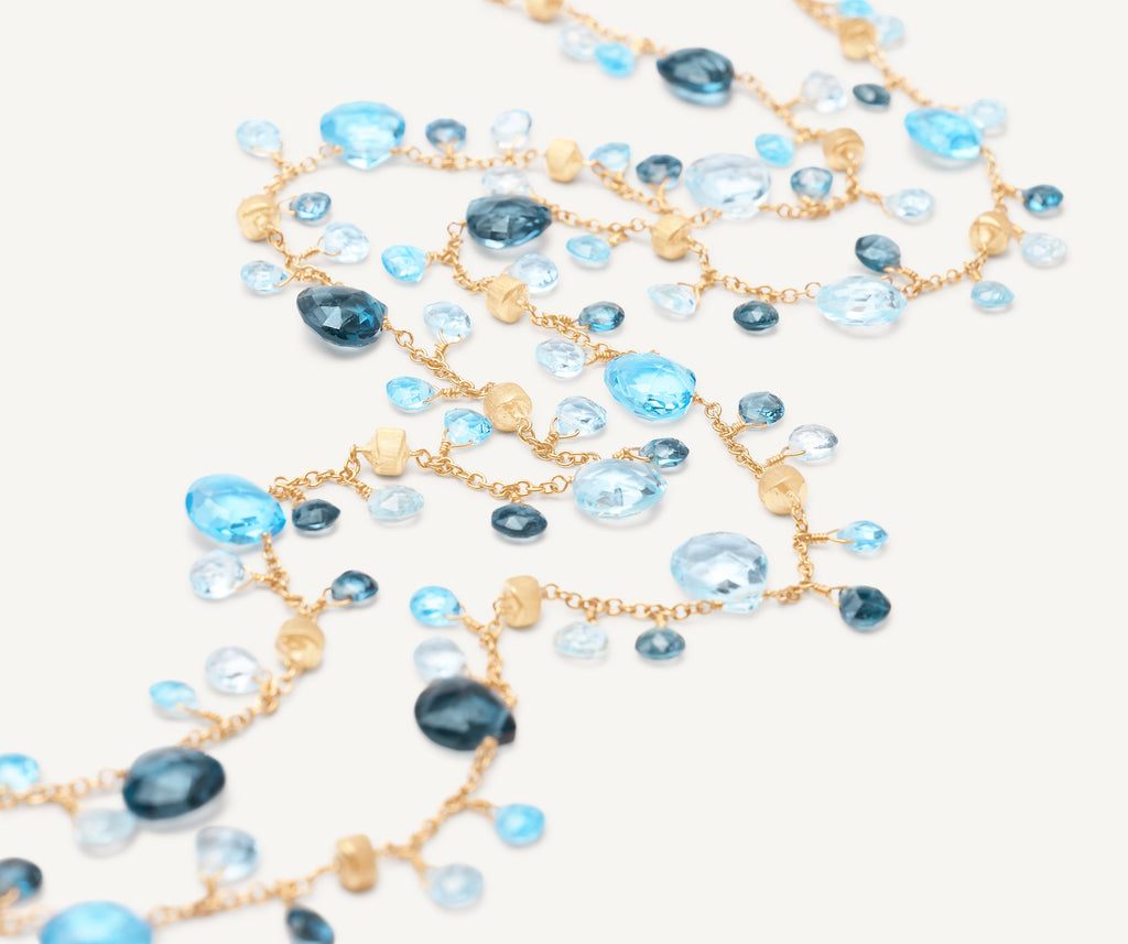 PARADISE 18K Yellow Gold Mixed Topaz Long Necklace CB2585_TP01_Y_02