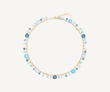 PARADISE 18K Yellow Gold Mixed Topaz Single-Strand Necklace CB2584-E_TP01_Y_02